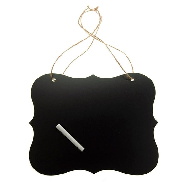 Vintage Wooden Hanging Blackboard Signs Message Memo Chalk Board 23x17cm #2 Vintage Wooden Hanging Blackboard Signs Message Memo Chalk Board 23x17cm #2